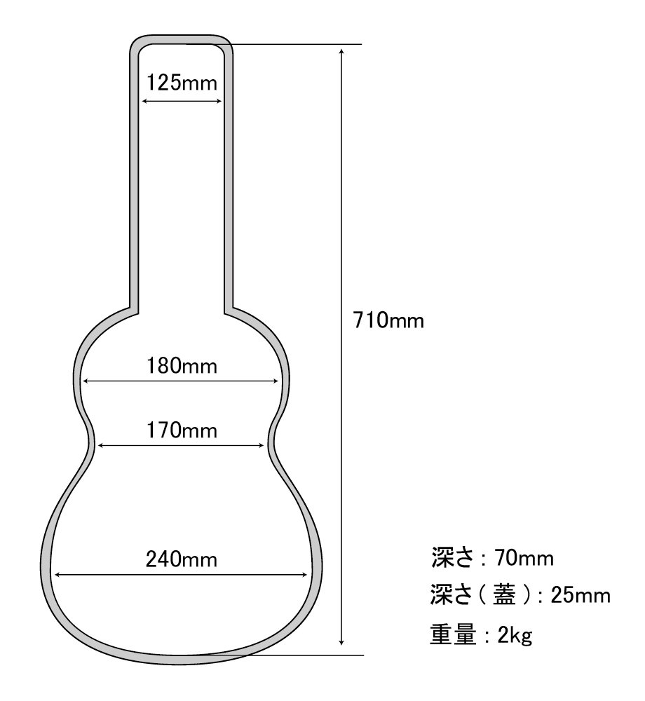 Amazon | A.A.A. ハードケース テナーウクレレ用 AC-H420B | ウクレレ